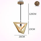 Suspension Bambou Angles Petit Luminaire