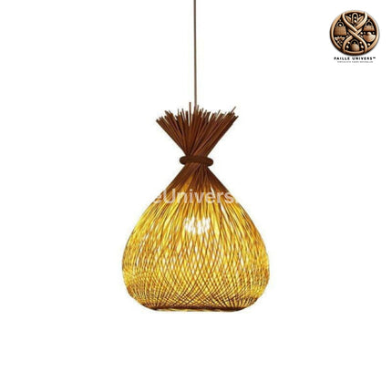 Suspension Bambou Beignet Luminaire