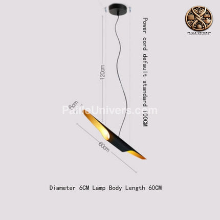 Suspension Bambou Soucoupe 60Cm Luminaire