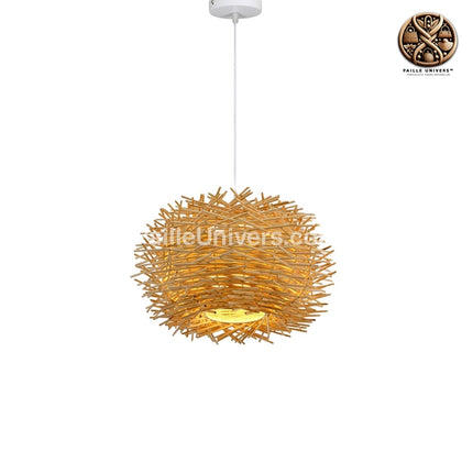 Suspension En Rotin Originale Beige Suspensions