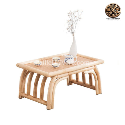 Table Basse En Rotin Et Bambou 60 X 40 30 Cm Tables Basses